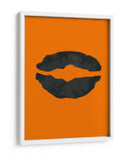 Póster de labios naranjas de Halloween 1 - Lori Ann Folz | Cuadro decorativo de Canvas Lab
