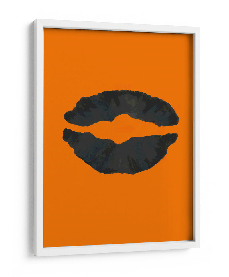 Póster de labios naranjas de Halloween 1 - Lori Ann Folz | Cuadro decorativo de Canvas Lab
