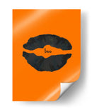 Póster de labios de Halloween con naranja Boo 1 - Lori Ann Folz | Cuadro decorativo de Canvas Lab
