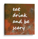 Antecedentes 1 Comer Beber Dar miedo Cobre Terracota - Lori Ann Folz | Cuadro decorativo de Canvas Lab
