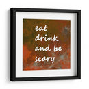 Antecedentes 1 Comer Beber Dar miedo Cobre Terracota - Lori Ann Folz | Cuadro decorativo de Canvas Lab