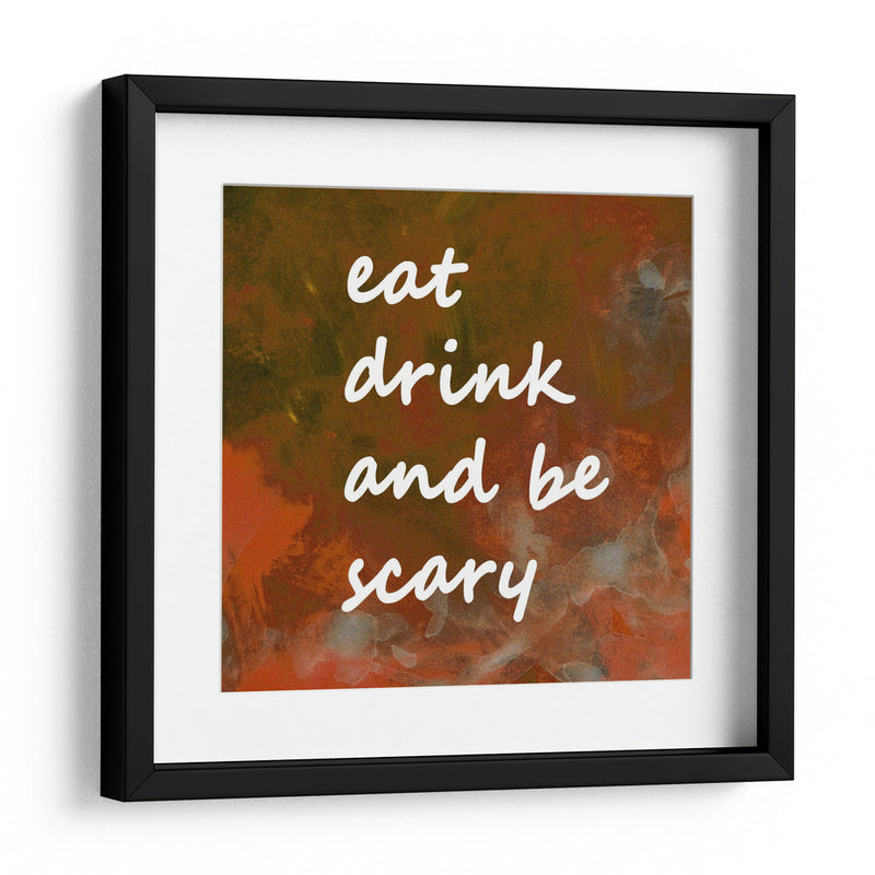Antecedentes 1 Comer Beber Dar miedo Cobre Terracota - Lori Ann Folz | Cuadro decorativo de Canvas Lab