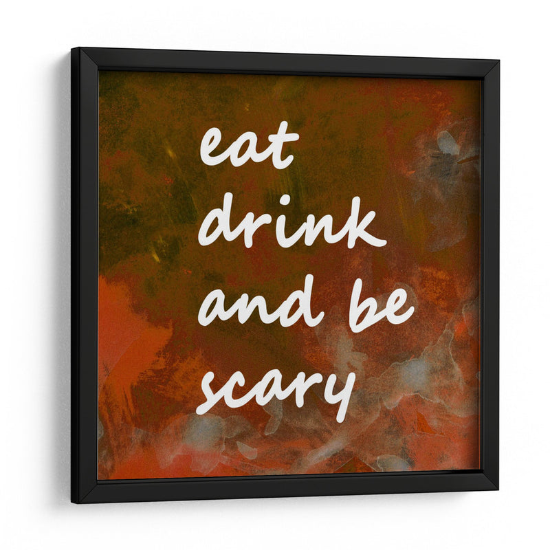 Antecedentes 1 Comer Beber Dar miedo Cobre Terracota - Lori Ann Folz | Cuadro decorativo de Canvas Lab