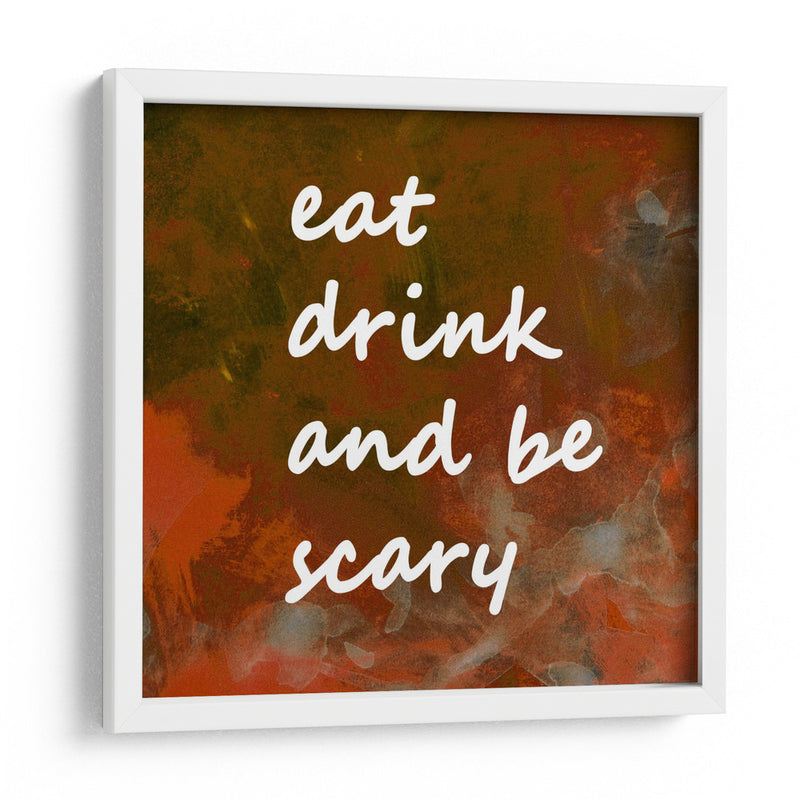 Antecedentes 1 Comer Beber Dar miedo Cobre Terracota - Lori Ann Folz | Cuadro decorativo de Canvas Lab