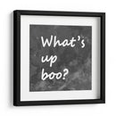 Fondo 1 ¿Qué pasa, Boo? Negro Blanco Gris - Lori Ann Folz | Cuadro decorativo de Canvas Lab