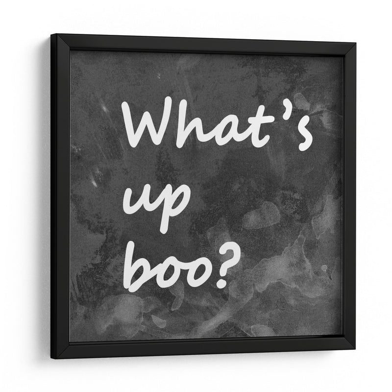 Fondo 1 ¿Qué pasa, Boo? Negro Blanco Gris - Lori Ann Folz | Cuadro decorativo de Canvas Lab