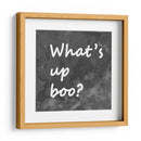 Fondo 1 ¿Qué pasa, Boo? Negro Blanco Gris - Lori Ann Folz | Cuadro decorativo de Canvas Lab