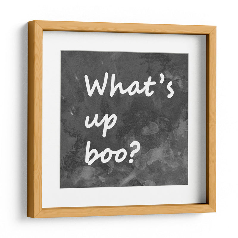 Fondo 1 ¿Qué pasa, Boo? Negro Blanco Gris - Lori Ann Folz | Cuadro decorativo de Canvas Lab