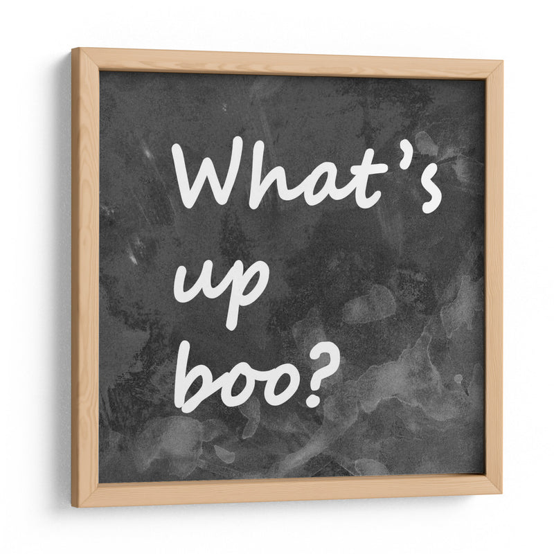 Fondo 1 ¿Qué pasa, Boo? Negro Blanco Gris - Lori Ann Folz | Cuadro decorativo de Canvas Lab