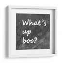 Fondo 1 ¿Qué pasa, Boo? Negro Blanco Gris - Lori Ann Folz | Cuadro decorativo de Canvas Lab