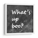 Fondo 1 ¿Qué pasa, Boo? Negro Blanco Gris - Lori Ann Folz | Cuadro decorativo de Canvas Lab