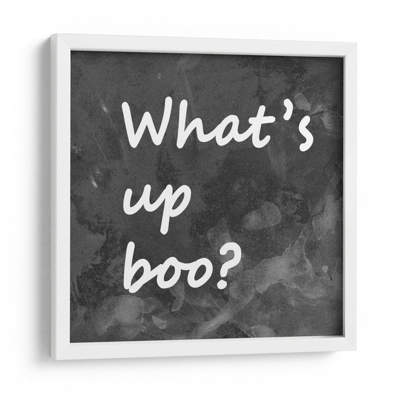 Fondo 1 ¿Qué pasa, Boo? Negro Blanco Gris - Lori Ann Folz | Cuadro decorativo de Canvas Lab