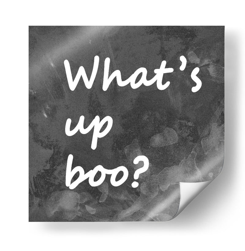 Fondo 1 ¿Qué pasa, Boo? Negro Blanco Gris - Lori Ann Folz | Cuadro decorativo de Canvas Lab