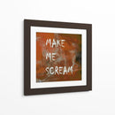 Fondo 2 Hazme gritar Todo en mayúsculas Terracota cobre - Lori Ann Folz | Cuadro decorativo de Canvas Lab