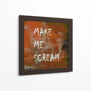 Fondo 2 Hazme gritar Todo en mayúsculas Terracota cobre - Lori Ann Folz | Cuadro decorativo de Canvas Lab