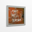 Fondo 2 Hazme gritar Todo en mayúsculas Terracota cobre - Lori Ann Folz | Cuadro decorativo de Canvas Lab