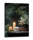 Libro de hechizos Escena de Halloween II - Justyna Jaszke | Cuadro decorativo de Canvas Lab