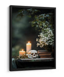 Libro de hechizos Escena de Halloween II - Justyna Jaszke | Cuadro decorativo de Canvas Lab