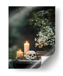 Libro de hechizos Escena de Halloween II - Justyna Jaszke | Cuadro decorativo de Canvas Lab