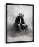 Escena de Halloween de un hombre con calabaza II - Justyna Jaszke | Cuadro decorativo de Canvas Lab