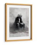 Escena de Halloween de un hombre con calabaza II - Justyna Jaszke | Cuadro decorativo de Canvas Lab