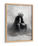 Escena de Halloween de un hombre con calabaza II - Justyna Jaszke | Cuadro decorativo de Canvas Lab