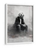 Escena de Halloween de un hombre con calabaza II - Justyna Jaszke | Cuadro decorativo de Canvas Lab