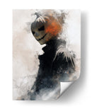 Escena de Halloween de un hombre con calabaza I - Justyna Jaszke | Cuadro decorativo de Canvas Lab