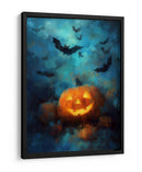 Escena de Halloween con calabaza y linterna III - Justyna Jaszke | Cuadro decorativo de Canvas Lab