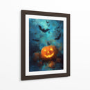 Escena de Halloween con calabaza y linterna III - Justyna Jaszke | Cuadro decorativo de Canvas Lab