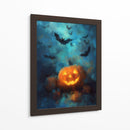 Escena de Halloween con calabaza y linterna III - Justyna Jaszke | Cuadro decorativo de Canvas Lab