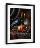 Escena de Halloween con calabaza y linterna II - Justyna Jaszke | Cuadro decorativo de Canvas Lab