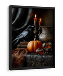 Escena de Halloween con calabaza y linterna II - Justyna Jaszke | Cuadro decorativo de Canvas Lab