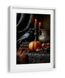 Escena de Halloween con calabaza y linterna II - Justyna Jaszke | Cuadro decorativo de Canvas Lab