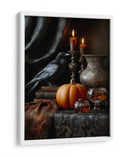 Escena de Halloween con calabaza y linterna II - Justyna Jaszke | Cuadro decorativo de Canvas Lab