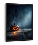 Escena de Halloween con calabaza y linterna I - Justyna Jaszke | Cuadro decorativo de Canvas Lab