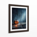 Escena de Halloween con calabaza y linterna I - Justyna Jaszke | Cuadro decorativo de Canvas Lab