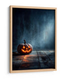 Escena de Halloween con calabaza y linterna I - Justyna Jaszke | Cuadro decorativo de Canvas Lab