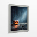 Escena de Halloween con calabaza y linterna I - Justyna Jaszke | Cuadro decorativo de Canvas Lab