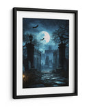 Escena de Halloween con lápidas I - Justyna Jaszke | Cuadro decorativo de Canvas Lab