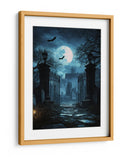 Escena de Halloween con lápidas I - Justyna Jaszke | Cuadro decorativo de Canvas Lab