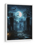 Escena de Halloween con lápidas I - Justyna Jaszke | Cuadro decorativo de Canvas Lab