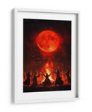 Escena de Halloween de brujas bailando V - Justyna Jaszke | Cuadro decorativo de Canvas Lab