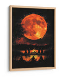 Escena de Halloween de brujas bailando IV - Justyna Jaszke | Cuadro decorativo de Canvas Lab