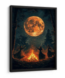 Escena de Halloween de brujas bailando III - Justyna Jaszke | Cuadro decorativo de Canvas Lab