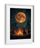 Escena de Halloween de brujas bailando III - Justyna Jaszke | Cuadro decorativo de Canvas Lab