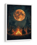 Escena de Halloween de brujas bailando III - Justyna Jaszke | Cuadro decorativo de Canvas Lab