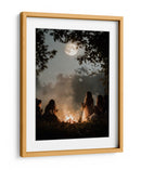 Escena de Halloween de brujas bailando II - Justyna Jaszke | Cuadro decorativo de Canvas Lab