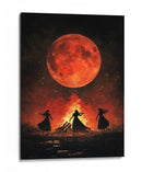 Escena de Halloween de brujas bailando - Justyna Jaszke | Cuadro decorativo de Canvas Lab