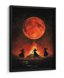 Escena de Halloween de brujas bailando - Justyna Jaszke | Cuadro decorativo de Canvas Lab